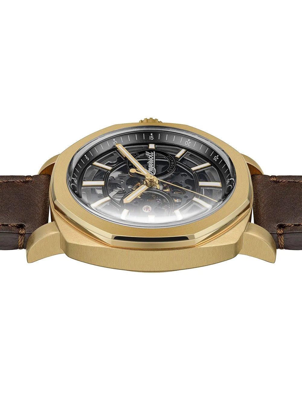 Ingersoll The Outrider Automatic Black  Dial With lifetime Warranty Analog Watch - For Gents I16402