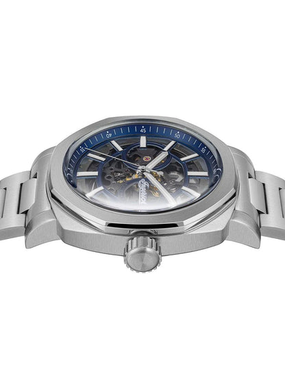 Ingersoll The Outrider Automatic Blue &amp; Silver  Dial With lifetime Warranty Analog Watch - For Gents I16403