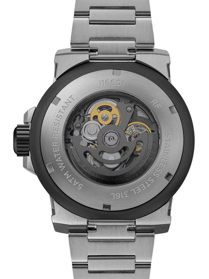 Ingersoll The Anvil Automatic Black &amp; Silver  Dial With lifetime Warranty Analog Watch - For Gents I16601