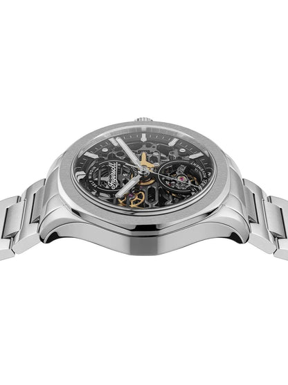 Ingersoll The Bronc Automatic Black  Dial With lifetime Warranty Analog Watch - For Gents I16701
