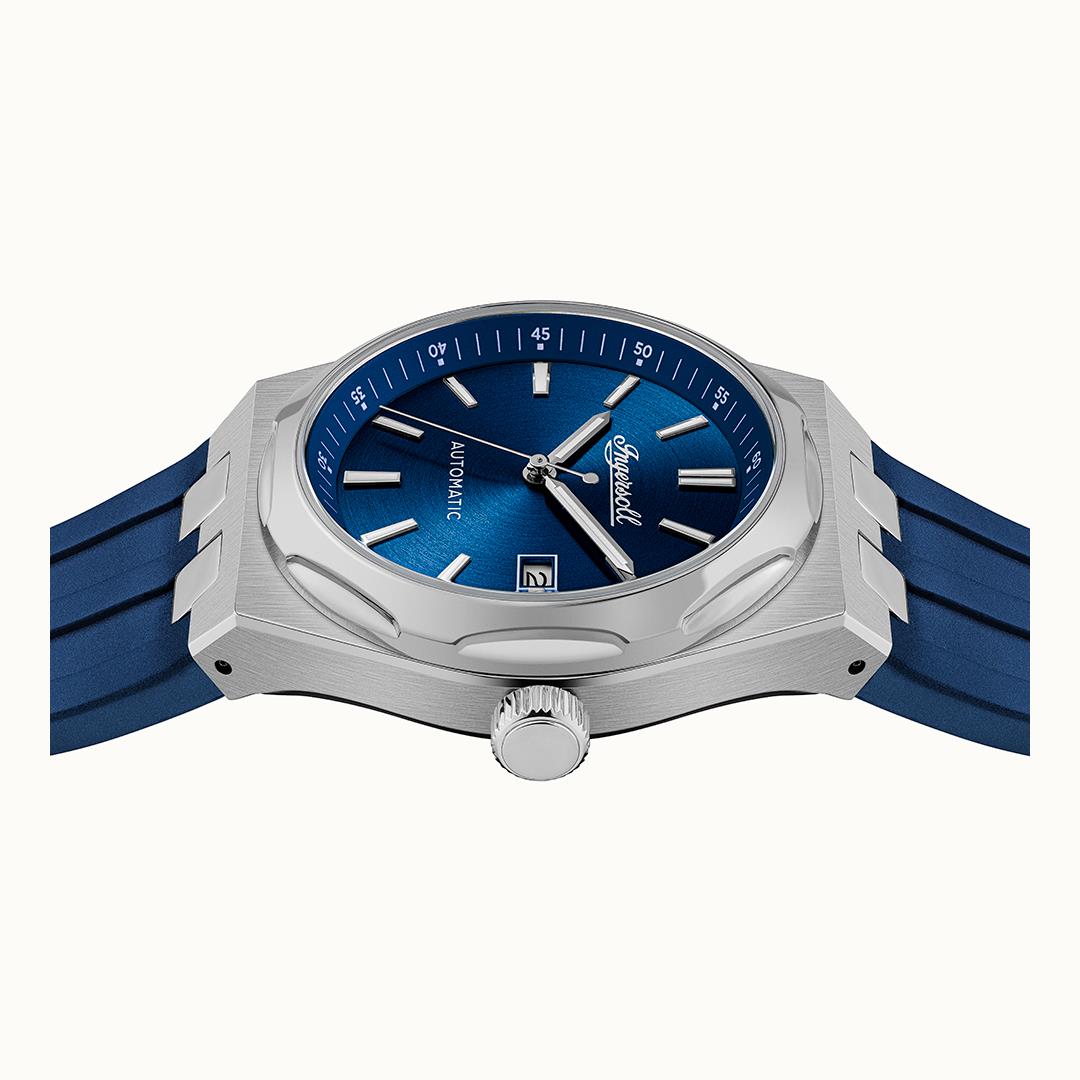 The Rider Automatic Blue Dial With lifetime Warranty Analog Watch - For Gents I16802