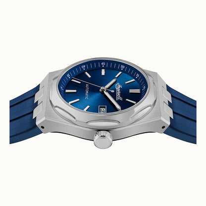 The Rider Automatic Blue Dial With lifetime Warranty Analog Watch - For Gents I16802
