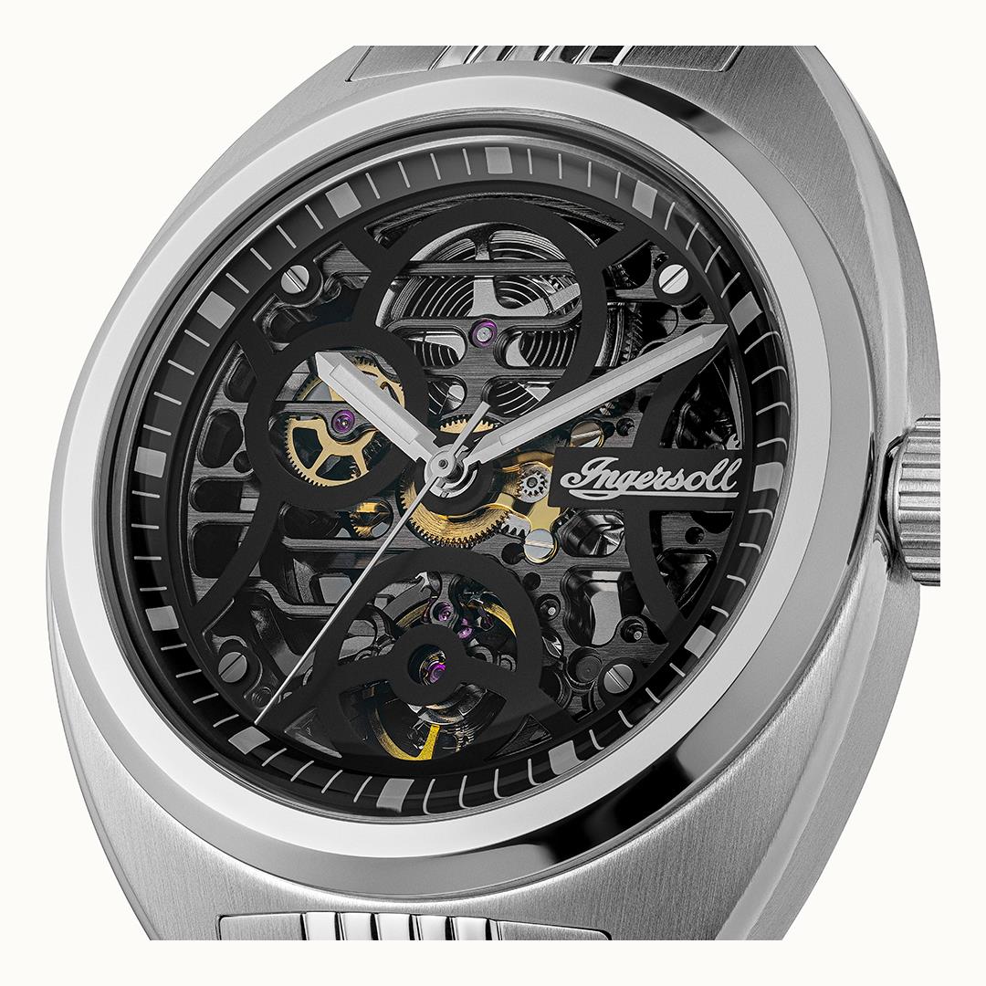 The Wrangler Automatic Black Dial With lifetime Warranty Analog Watch - For Gents I16901