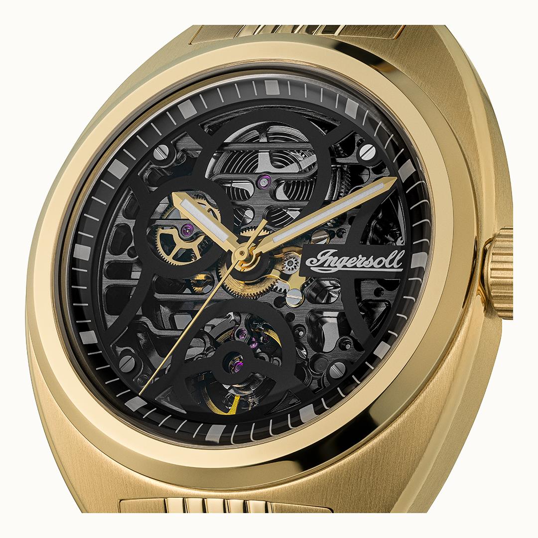 The Wrangler Automatic Black Dial With lifetime Warranty Analog Watch - For Gents I16902