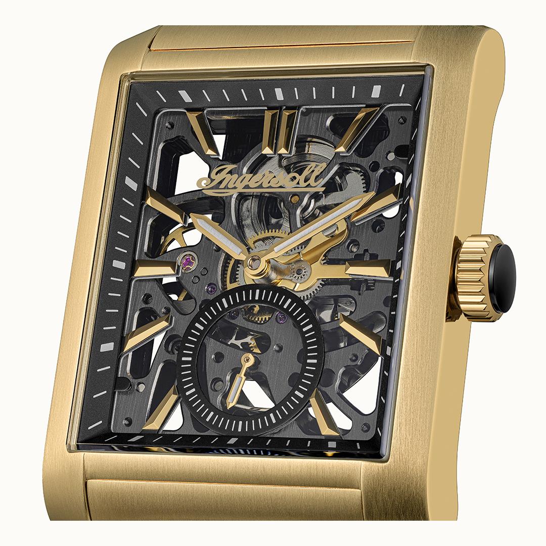 The Spur Automatic Black Dial With lifetime Warranty Analog Watch - For Gents I17002