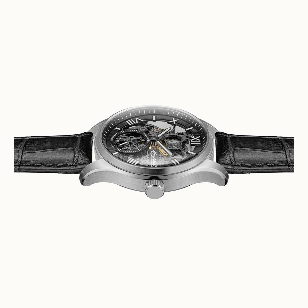 The Maverick Automatic Black Dial With lifetime Warranty Analog Watch - For Gents I17401