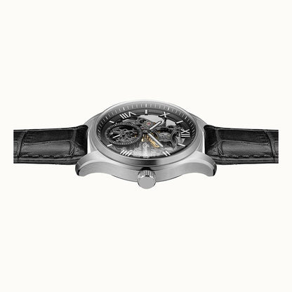 The Maverick Automatic Black Dial With lifetime Warranty Analog Watch - For Gents I17401