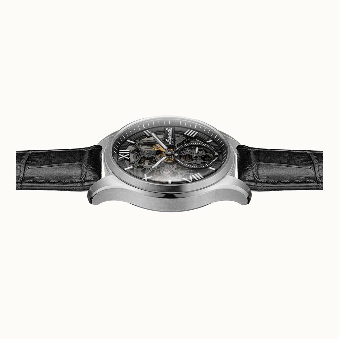 The Maverick Automatic Black Dial With lifetime Warranty Analog Watch - For Gents I17401