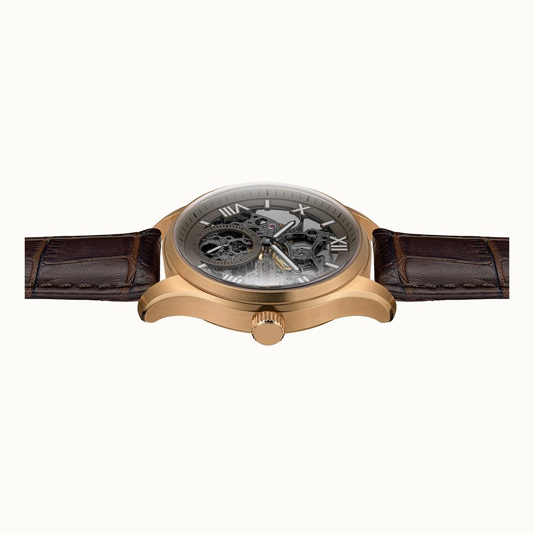 The Maverick Automatic Grey Dial With lifetime Warranty Analog Watch - For Gents I17402
