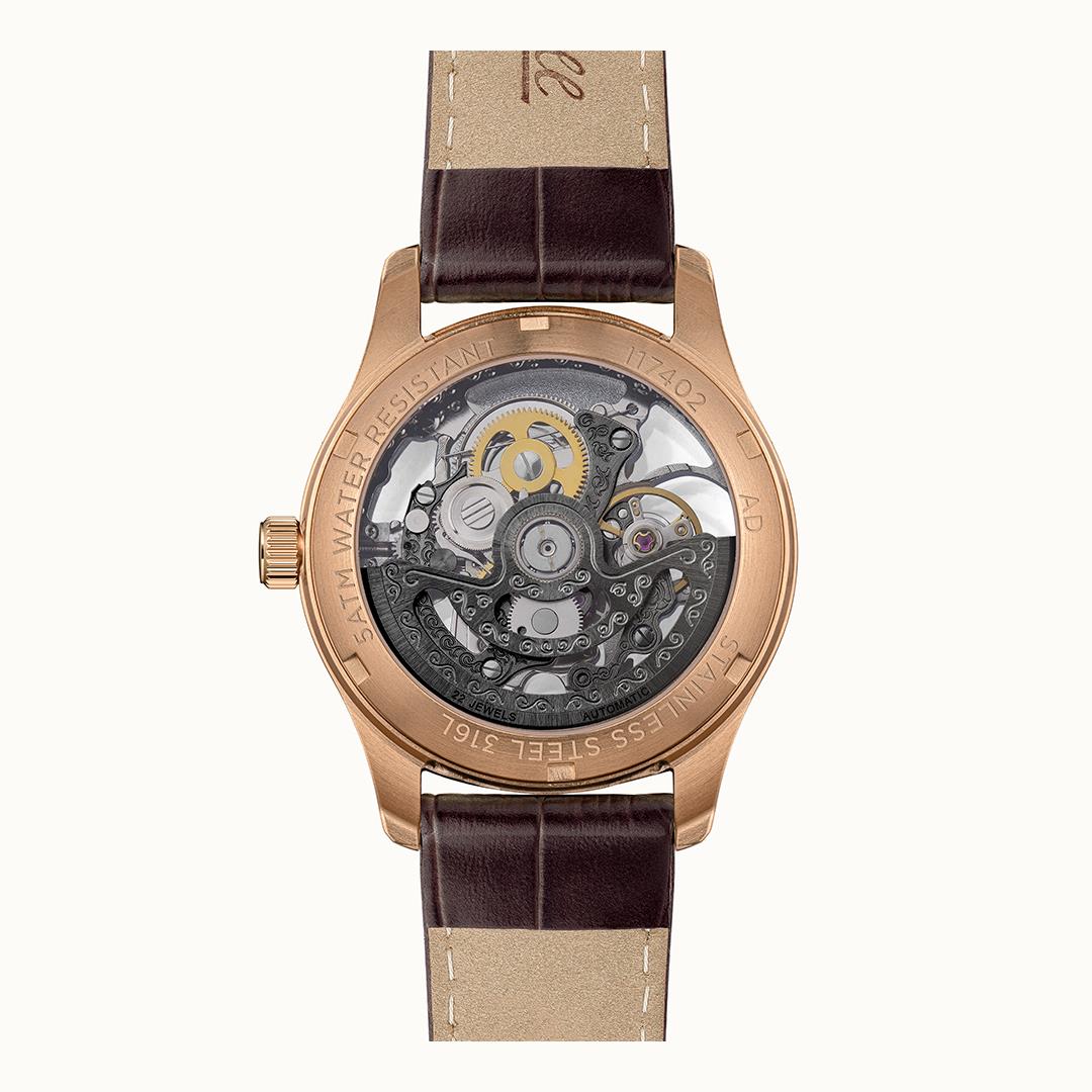 The Maverick Automatic Grey Dial With lifetime Warranty Analog Watch - For Gents I17402