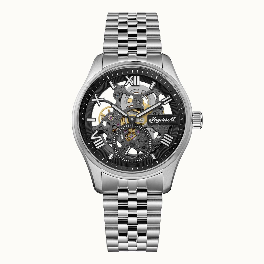 The Maverick Automatic Black Dial With lifetime Warranty Analog Watch - For Gents I17403