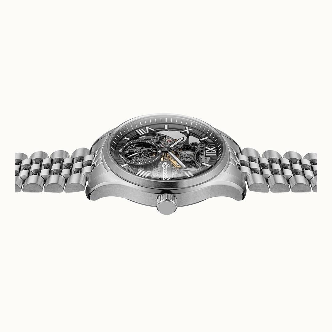 The Maverick Automatic Black Dial With lifetime Warranty Analog Watch - For Gents I17403