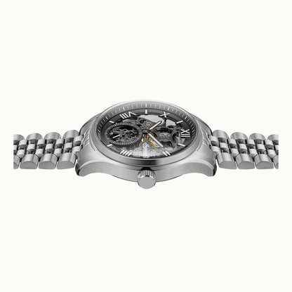 The Maverick Automatic Black Dial With lifetime Warranty Analog Watch - For Gents I17403
