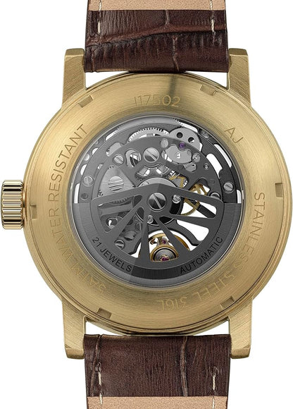Ingersoll The Guy Automatic Gents Watch with Grey Dial and Brown Strap - I17502