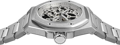 Ingersoll The Faller Automatic Gents Watch with Grey Dial and Silver Stainless Steel Bracelet - I17601