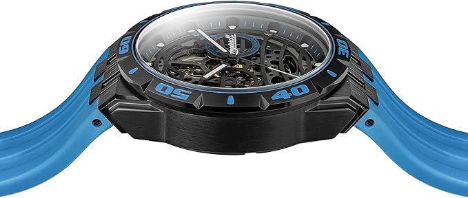 Ingersoll The Rigger Automatic Gents Watch with Black Dial and Blue PU Strap - I17901