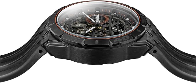 Ingersoll The Rigger Automatic Gents Watch with Black Dial and Black PU Strap - I17902