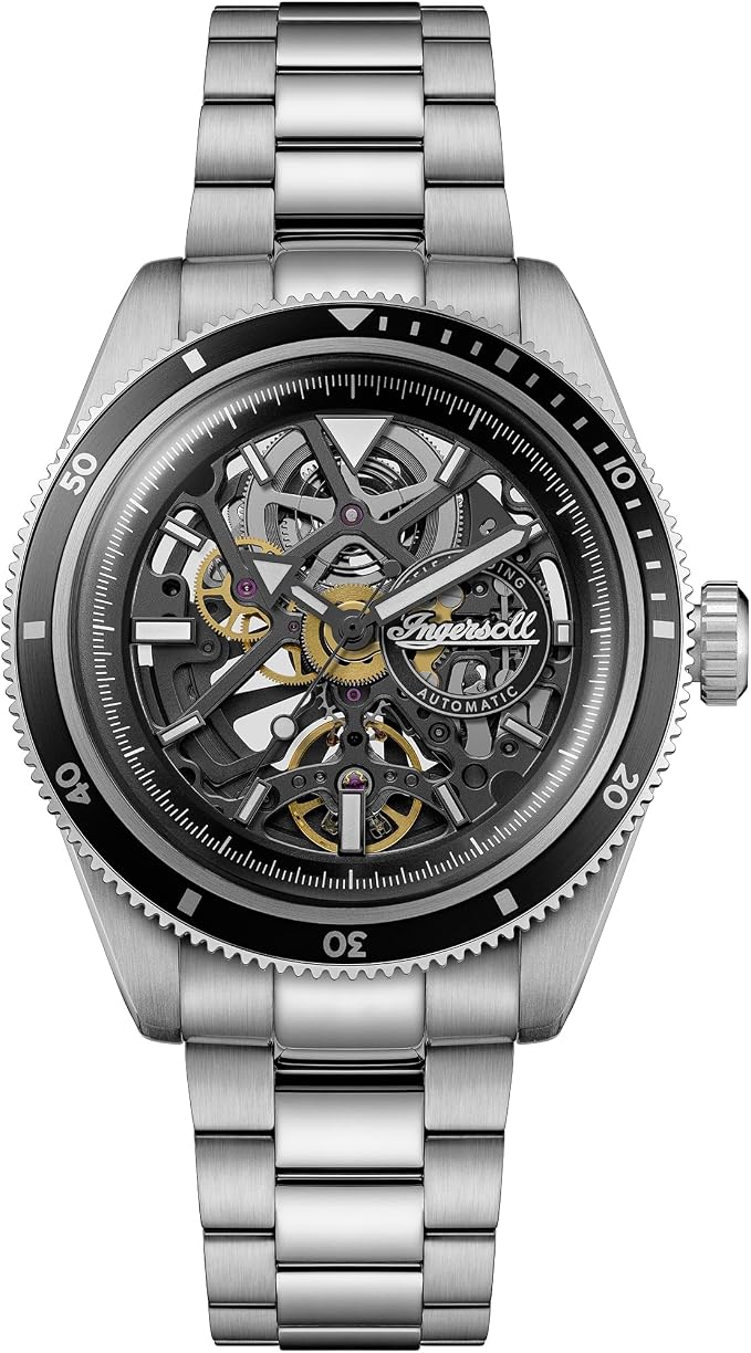 Ingersoll  The Buck Automatic Black Dial With Lifetime Warrenty Analog Watch - For Gents I18001
