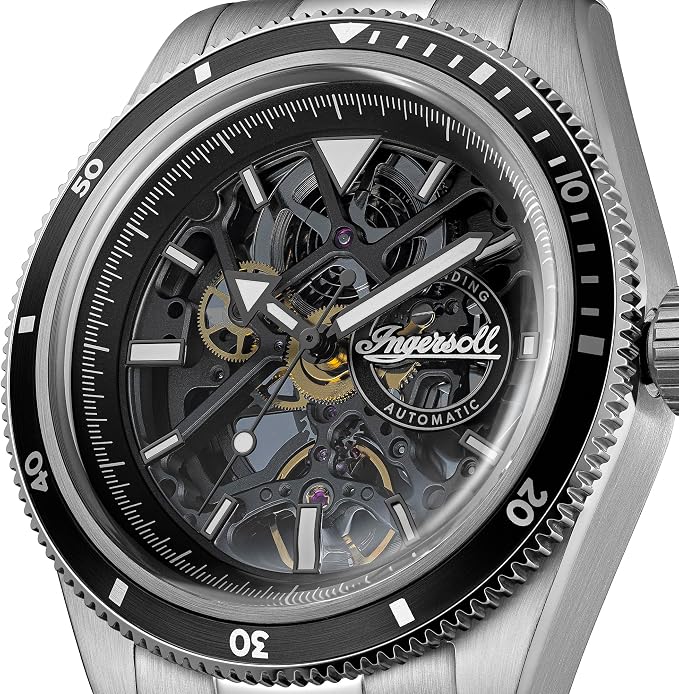 Ingersoll  The Buck Automatic Black Dial With Lifetime Warrenty Analog Watch - For Gents I18001