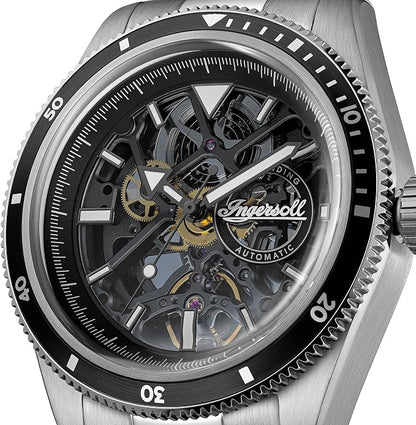 Ingersoll  The Buck Automatic Black Dial With Lifetime Warrenty Analog Watch - For Gents I18001