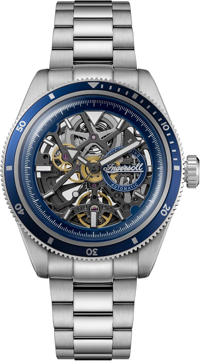 Ingersoll  The Buck Automatic  Blue Dial With Lifetime Warrenty Analog Watch - For Gents I18002