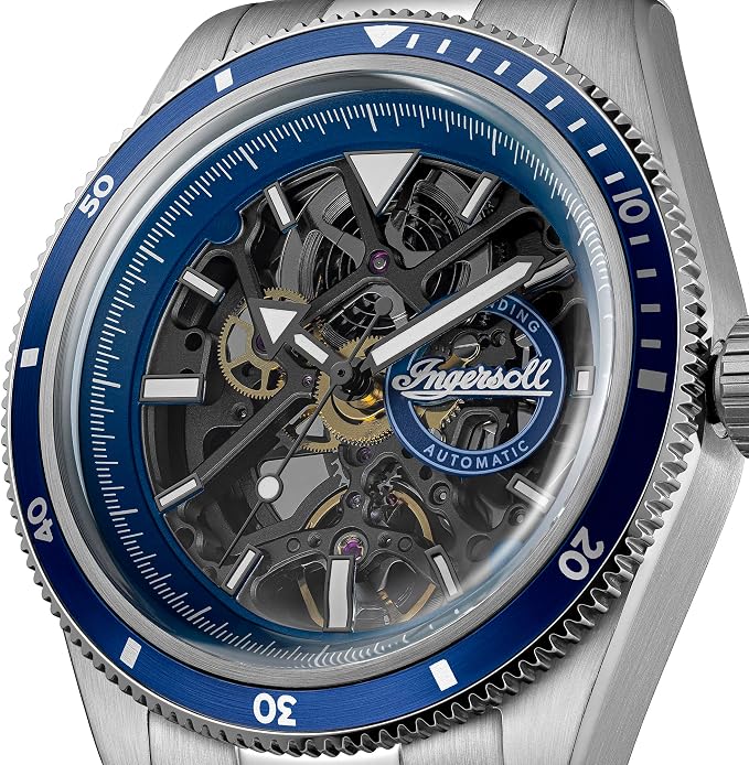 Ingersoll  The Buck Automatic  Blue Dial With Lifetime Warrenty Analog Watch - For Gents I18002