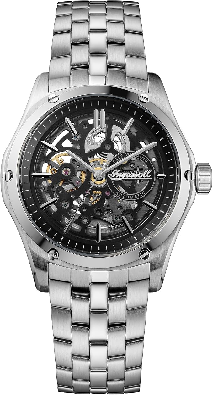 Ingersoll  The Whistle Automatic  Black Dial With Lifetime Warrenty Analog Watch - For Gents I18201