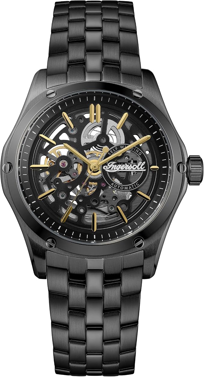 Ingersoll  The Whistle Automatic  Black Dial With Lifetime Warrenty Analog Watch - For Gents I18202