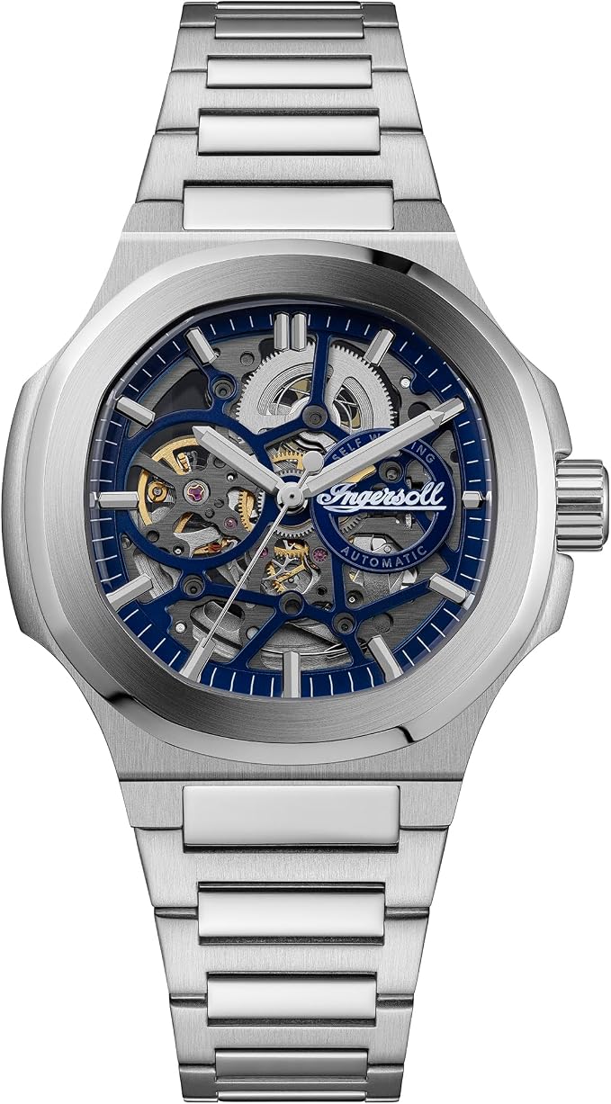 Ingersoll  The Frame Automatic  Black Dial With Lifetime Warrenty Analog Watch - For Gents I18301
