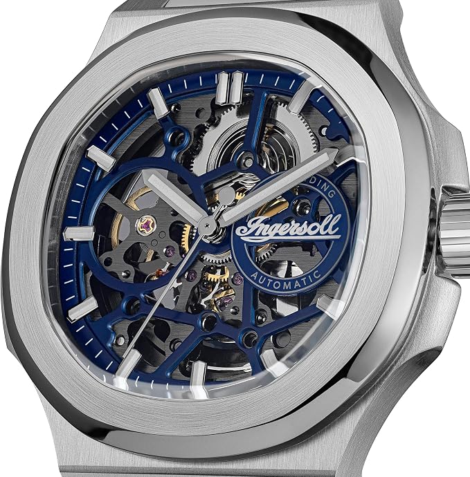 Ingersoll  The Frame Automatic  Black Dial With Lifetime Warrenty Analog Watch - For Gents I18301