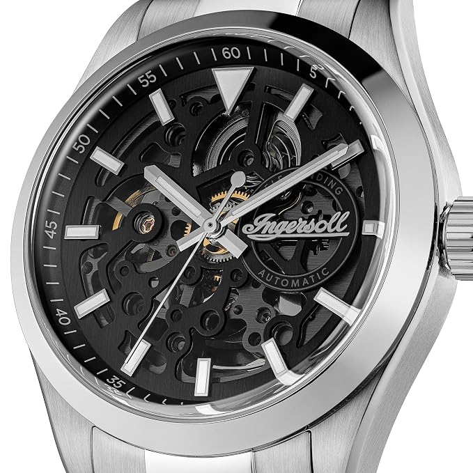 Ingersoll  The Deck Automatic Black Dial With Lifetime Warrenty Analog Watch - For Gents I18401