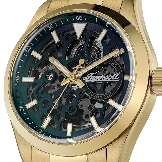 Ingersoll  The Deck Automatic Green Dial With Lifetime Warrenty Analog Watch - For Gents I18402