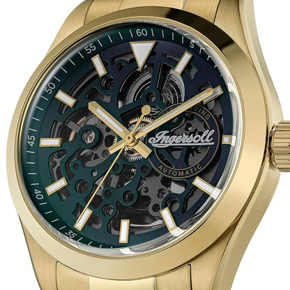 Ingersoll  The Deck Automatic Green Dial With Lifetime Warrenty Analog Watch - For Gents I18402