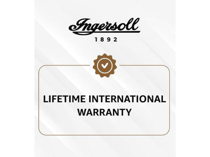 Ingersoll The Prince Automatic Black Skeleton Dial With Lifetime Warranty Analog Watch - For Gents I18501