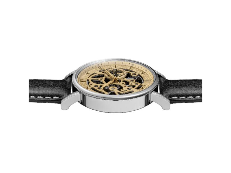 Ingersoll The Prince Automatic Gold Skeleton Dial With Lifetime Warranty Analog Watch - For Gents I18502