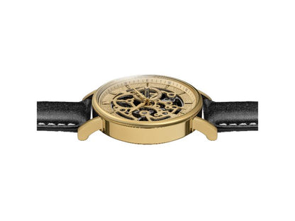 Ingersoll The Prince Automatic Black Skeleton Dial With Lifetime Warranty Analog Watch - For Gents I18504