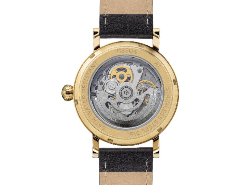 Ingersoll The Prince Automatic Black Skeleton Dial With Lifetime Warranty Analog Watch - For Gents I18504