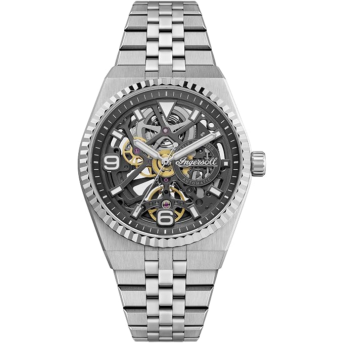 Ingersoll  The Landing Automatic  Grey Dial With Lifetime Warrenty Analog Watch - For Gents I18701
