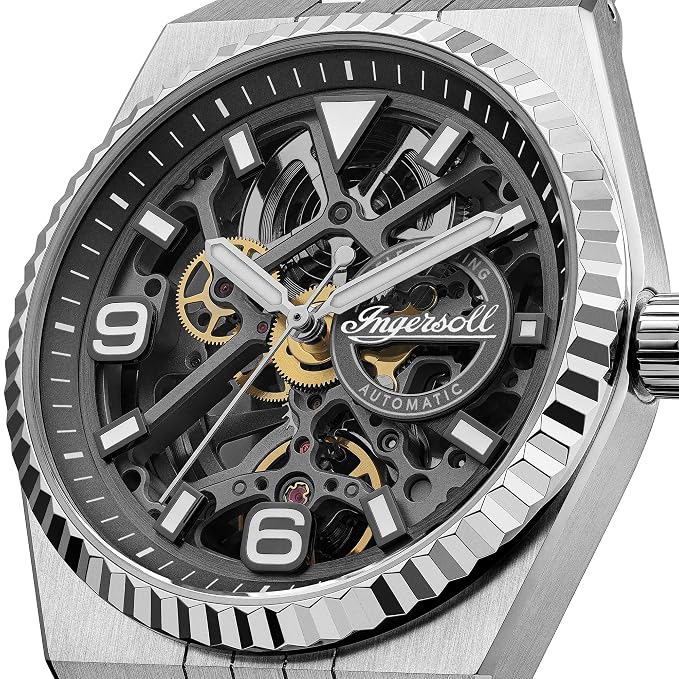 Ingersoll  The Landing Automatic  Grey Dial With Lifetime Warrenty Analog Watch - For Gents I18701