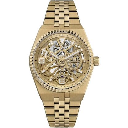 Ingersoll  The Landing Automatic Gold Dial With Lifetime Warrenty Analog Watch - For Gents I18702