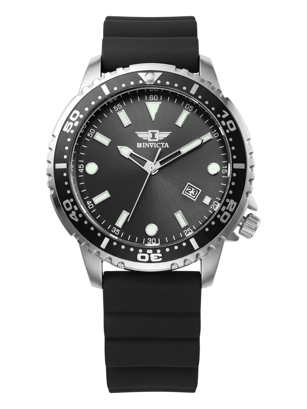I-By Invicta Quartz Black Dial Analog Watch For Gents - IBI26001