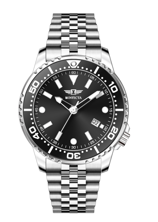 I-By Invicta Quartz Black Dial Analog Watch For Gents - IBI26003