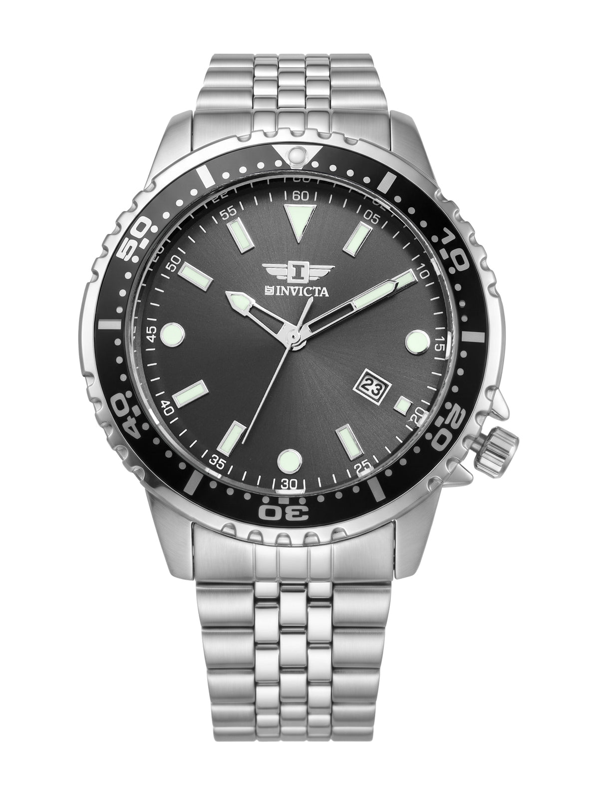 I-By Invicta Quartz Black Dial Analog Watch For Gents - IBI26003