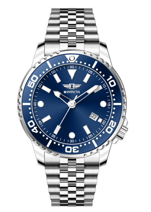 I-By Invicta Quartz Blue Dial Analog Watch For Gents - IBI26004