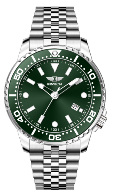 I-By Invicta Quartz Green Dial Analog Watch For Gents - IBI26005