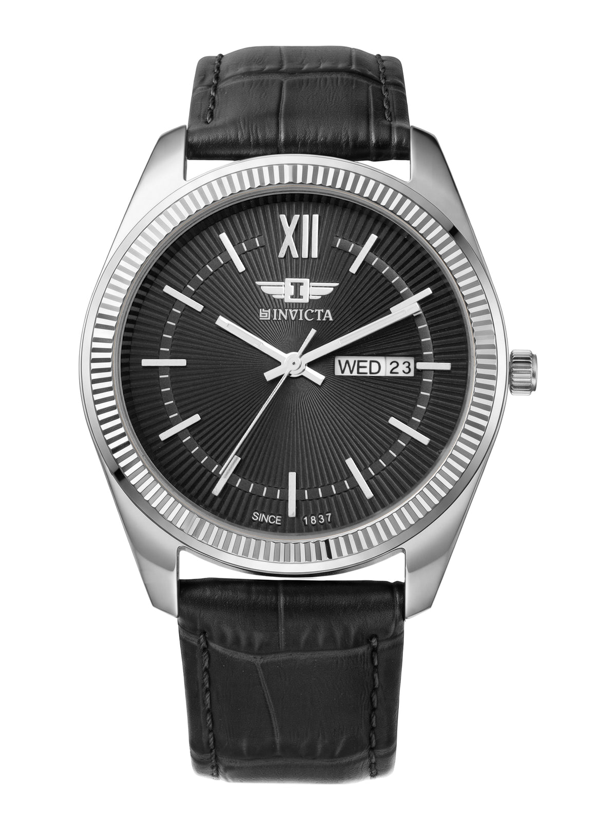 I-By Invicta Quartz Black Dial Analog Watch For Gents - IBI26012
