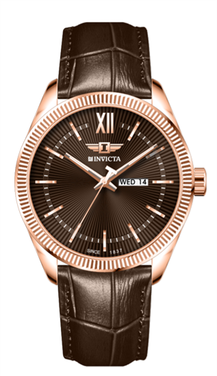 I-By Invicta Quartz Brown Dial Analog Watch For Gents - IBI26014