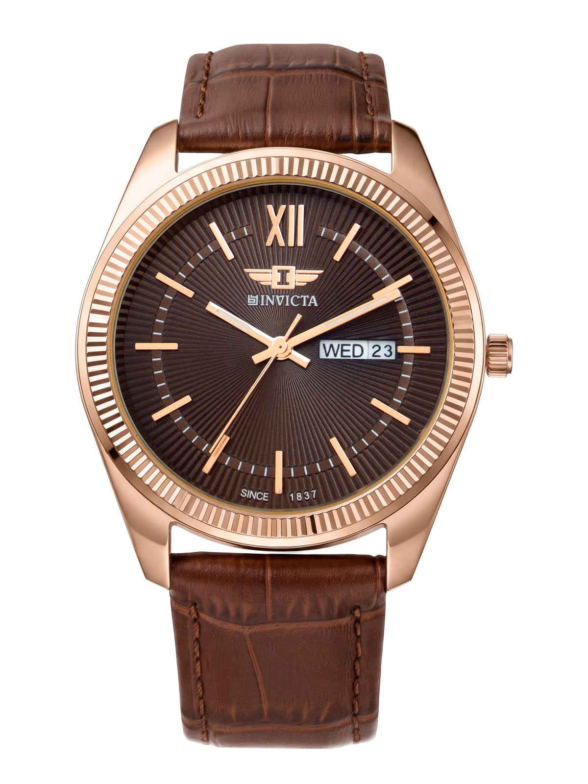 I-By Invicta Quartz Brown Dial Analog Watch For Gents - IBI26014