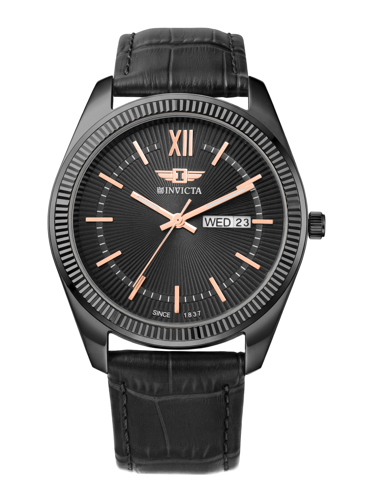 I-By Invicta Quartz Black Dial Analog Watch For Gents - IBI26016