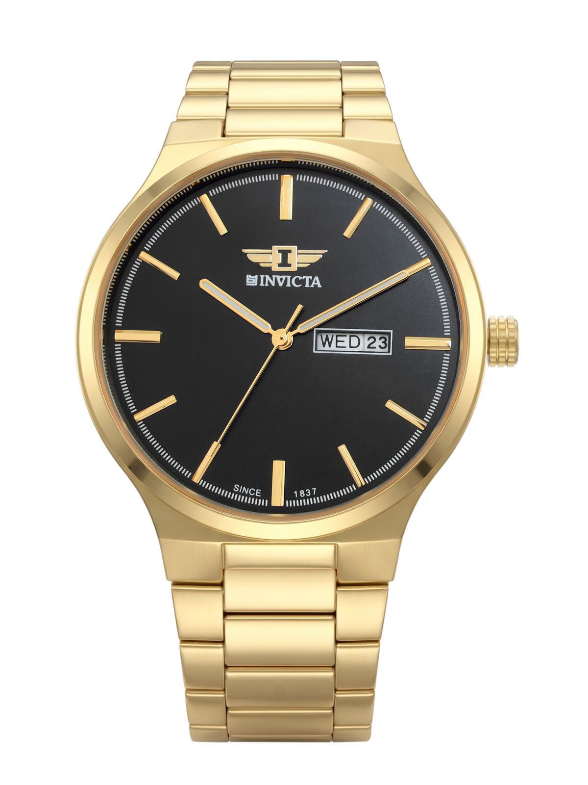 I-By Invicta Quartz Black Dial Analog Watch For Gents - IBI26020